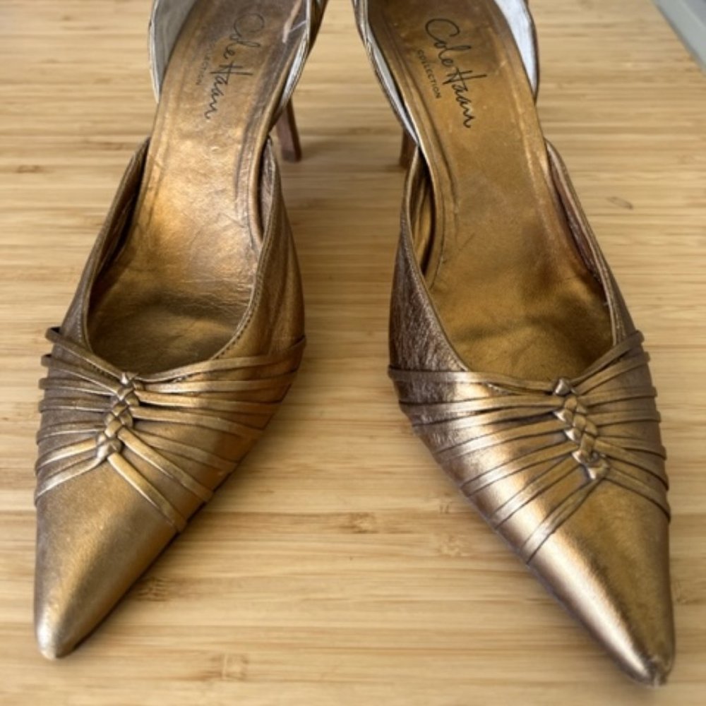 Cole Haan Gold Womans Heels
